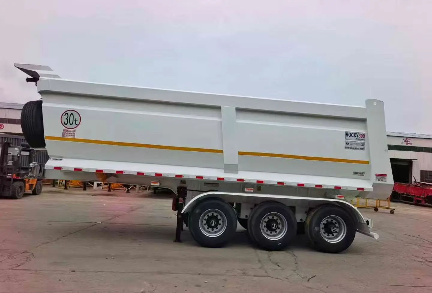 Trailer bán container phẳng 40ft đã qua sử dụng
